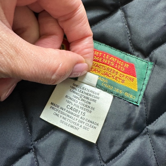 University of Waterloo 1999 Vintage Letterman Ladies Jacket - Black Leather - M - Picture 10 of 12